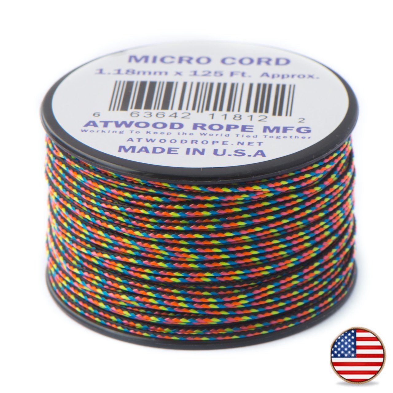 38mtr Dark Stripes Micro Paracord