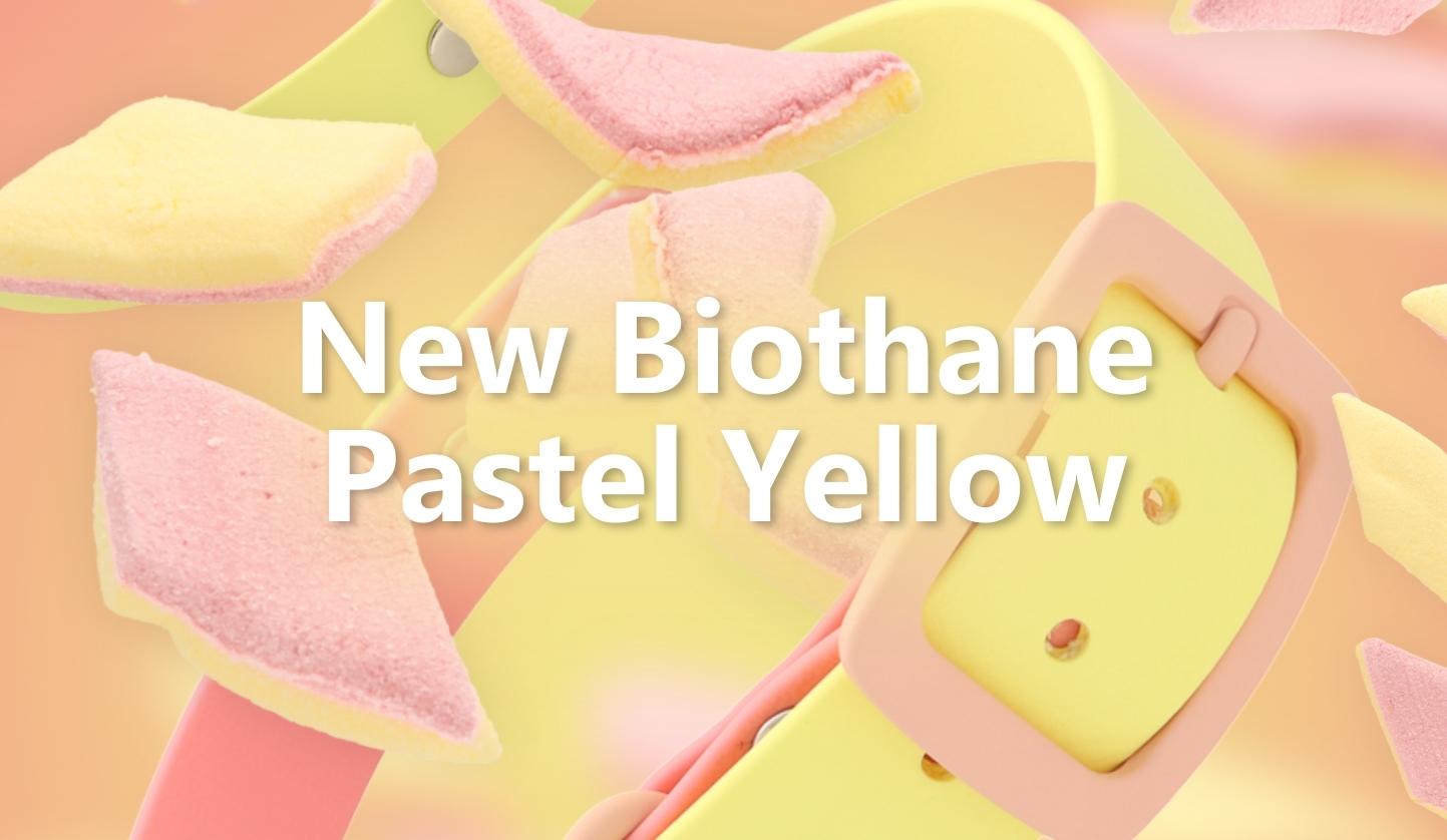 New Biothane Pastel Yellow
